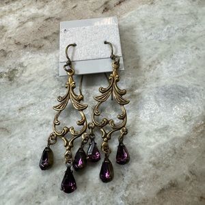 Brass Chandelier Earrings (free shipping!)